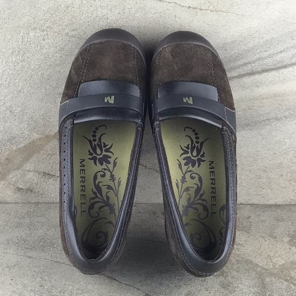 Merrell Plaza Suede Mary Janes Shoes - Picture 5 of 8